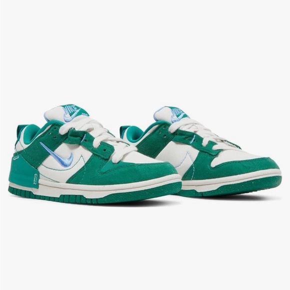 Nike Dunk Low Disrupt 2 Phantom Green/University Blue Size 8.5 - Picture 1 of 8